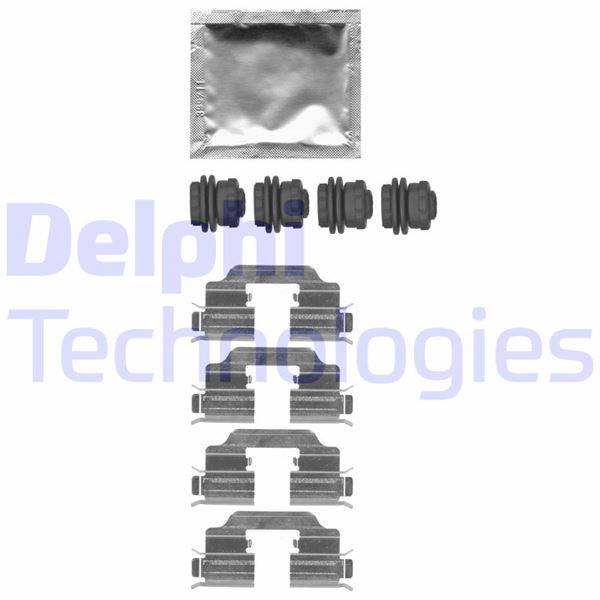 DELPHI LX0665 Fren Balata Montaj Takimi - Opel Adam. Corsa 11/12>