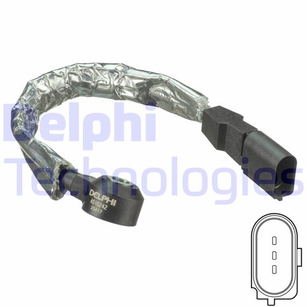 DELPHI AS10242 Vuruntu Sensörü - Seat Toledo. Vw Bora. Golf 09/00>