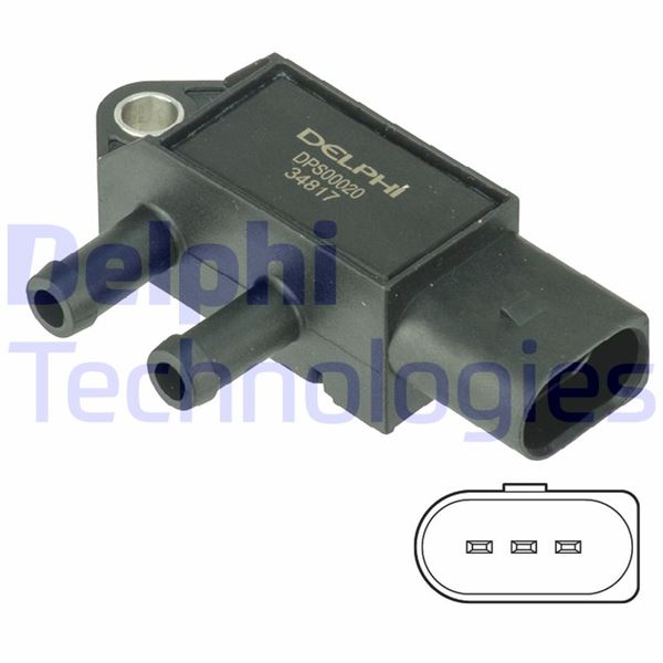 DELPHI DPS00020 Dpf Sensör - Audi A3. Seat Leon. Vw Golf 04/12>