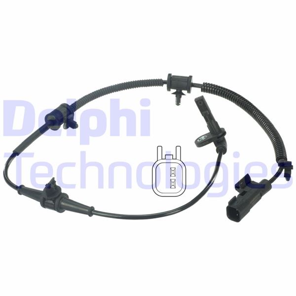 DELPHI SS20377 Ön Abs Tekerlek Hiz Devir Sensörü Opel Insignia A 08>17 1.4-1.4 Lpg-1.6-1.6 T-1.8-2.0 T-2.0 E85t