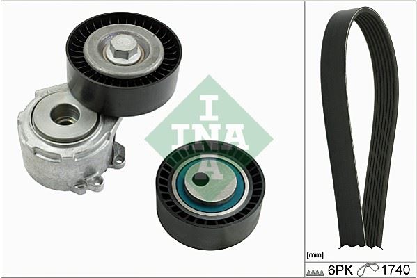 INA 529001710 Alternatör Gergi Kiti Partner-Expert-Berlingo-Jumpy 2.0 Hdi-Scudo 2.0 Jtd 00-06