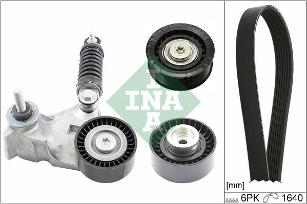 INA 529010410 Alternatör Gergi Kiti Geri-Kayis-Avere Bilya Transit 2.0tdci-2.0di 125ps 01>06 -Mondeo Iii 2.0tdci-2.2tdci-2.0 16v Tdci 00>07 Jaguar X-Type I X400 2.0d 03>09