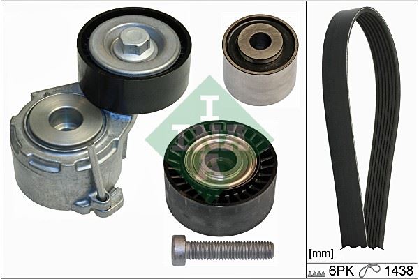 INA 529010710 Alternatör Gergi Kiti Kütüklü Partner-Berlingo-Scudo-Jumpy-Xsara-306 1.9d 99>Dw8b Kli Siz K016pk1438
