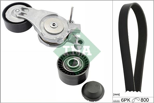 GMB 6PK0800 Kanalli Kayiş Partner-Berlingo-P206-P207-P208-P301-P307-P308-P3008-P5008-Jumpy-Rifter-C2-C3-C4-Ds3- C-Elysee-Connect-Transit-Focus-Fiesta 1.4-1.5-1.6 Hdi Boxer-Jumper-Ducato- 2.5d