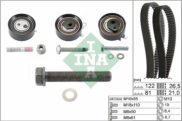 INA 530048410 Triger Seti T4-Lt Acv-Anj-Avr-Ahd 2.5 Tdi 1991 >