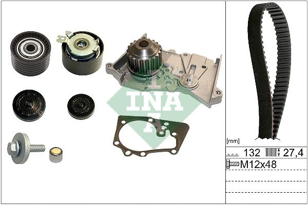 INA 530064030 Devirdaimli Eksantrik Gergi Kiti Clio Ii 01> Clio Iii 04>Megane I 96> Megane Ii 02> Megane Iii 09> Laguna I 96> Laguna Ii 01> Scenic I 96> Scenic Ii 02> 1.4-1.6- 16v K4m-K4j