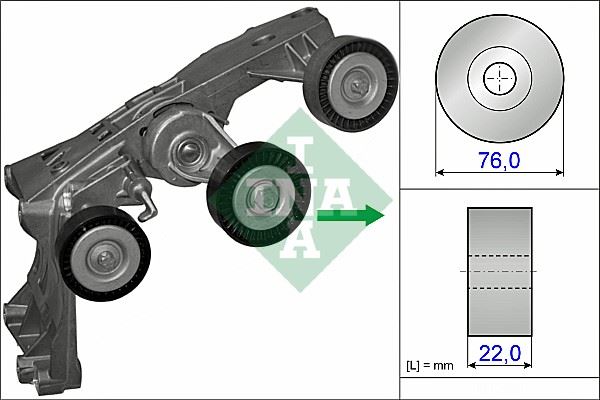 INA 534043110 Kayis Gergi Rulmani Mercedes M266 W169 W245 Kutuklu