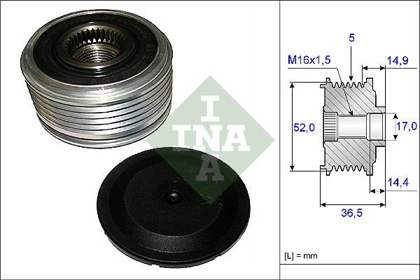 INA 535012910 Alternator Kasnagi Mercedes W169 W245