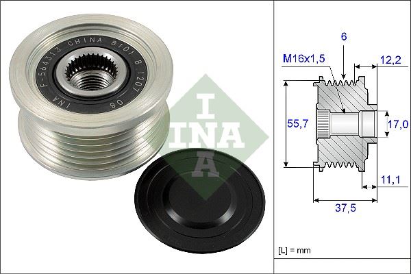 INA 535022610 Alternatör Rulmanli Kasnak Captiva Cruze Opel Antara
