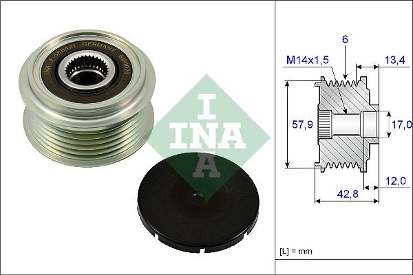 GAT-OAP7210 Alternator Gergi Rulmani (Toyota  1.4 D4-D Urban Cruiser Verso )