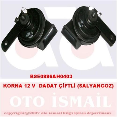BOSCH 0986AH0403 Dadat Korna Set Çift Fiş 12 V, 400/500 Hz, 110db(A)