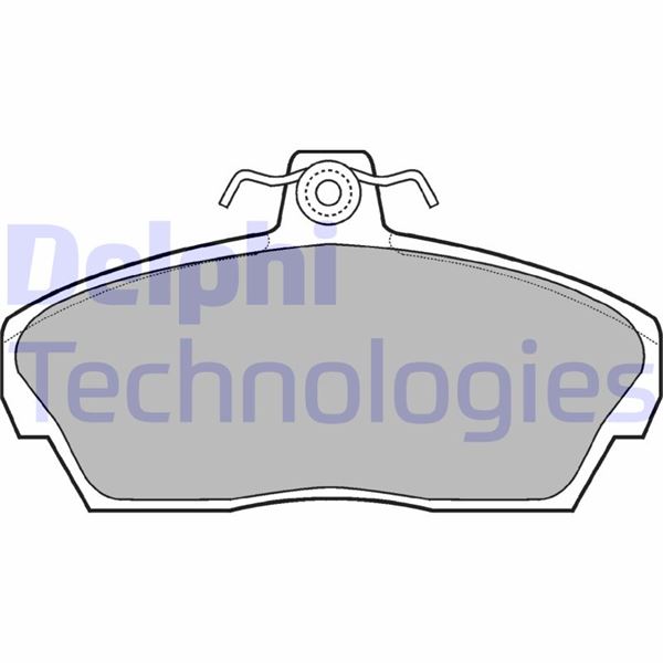 DELPHI LP911 Ön Fren Balata Honda Civic 1.6l D16 Vtec Vti 01-05 / 1.6l D16a Euro 96-99