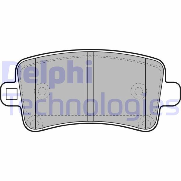 DELPHI LP2084 Arka Fren Balatasi Insignia A 08>17 Saab 9.5 10> Malibu 2.0d 2.4 12> 16 İnç Jant