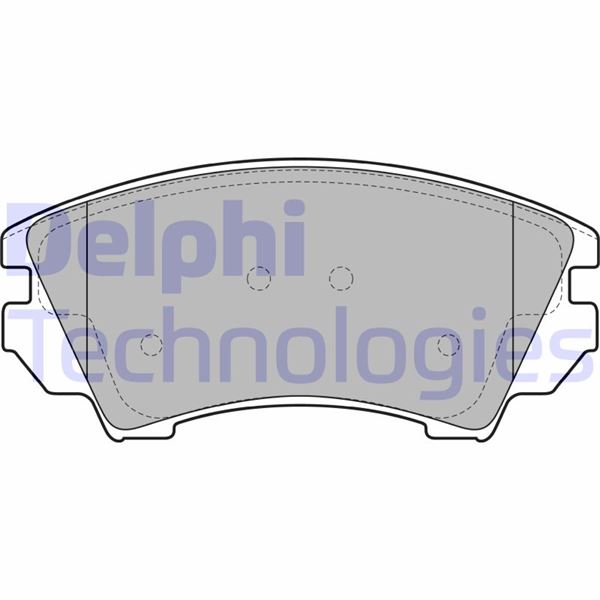 DELPHI LP2081 Ön Balata Opel Astra J 12 >14 > Insignia 08 >11 > Zafira 11 > Saab 9.5 10 >17 Jant Gdb1783