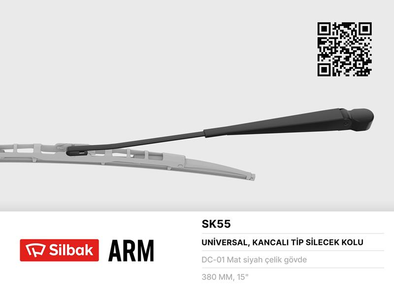 SILBAK SK55 Silecek Kolu 450mm Transit-P504-Bmw 315-16tm 30-Fatih