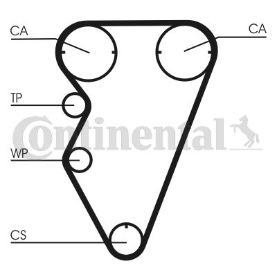 CONTI CT929K2 Eksantrik Gergi Kiti Landrover 25 1.8 200 1.8 400 1.8 Coupe 1.8 Freelander 1.8 98 > 143diş X 26