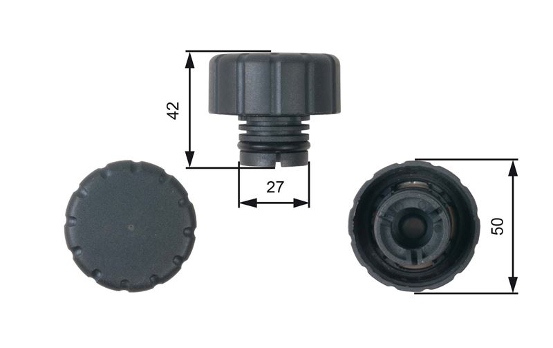 GATES RC244 Radyator Yedek Su Depo Kapagi Mercedes W168 W169 W245 W414
