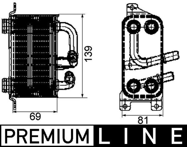 BSG 15-506-022 	Yag Sogutucusu  E60-E61-E63-E64-E65-E66