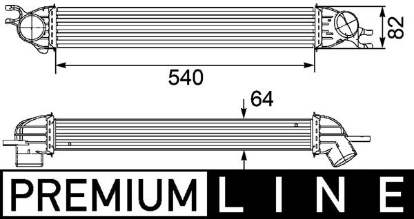 HLL-8ML 366 470-831 Turbo Radyatoru N14-N18-W16  -  R55-R56-R57-R58-R59-R60-R61