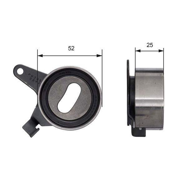 GATES T41031 Eksantrik Gergi Rulmani Rio 00-05 Shuma 00-05 323 87-91 Mx-5 00-05