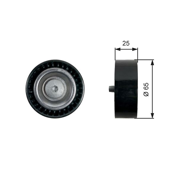 GATES T36432 Kayis Gergi Rulmani Mercedes C218 W212 S212 W221 W222 W166