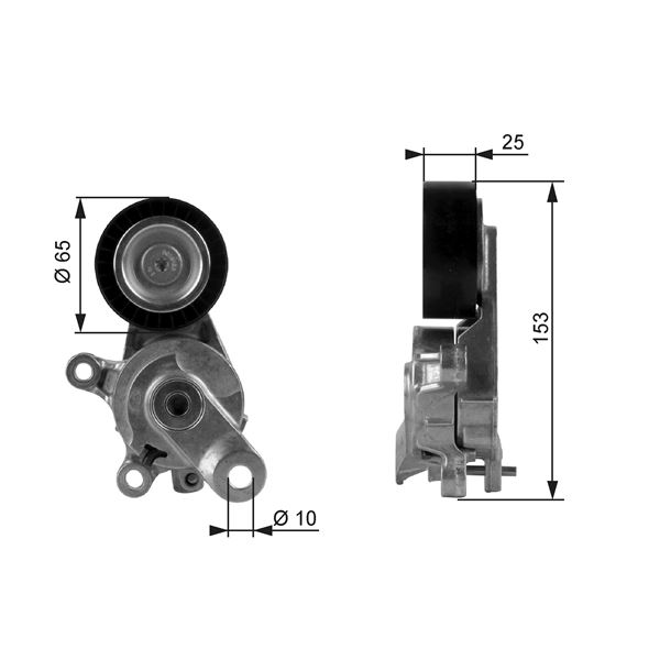 GATES T38209 Alternatör Gergi Kütüğü Golf5-Jetta-Passat-Tiguan-A3 1.4 Tsi 1.6 Fsi Bag-Blf-Blp-Caxa