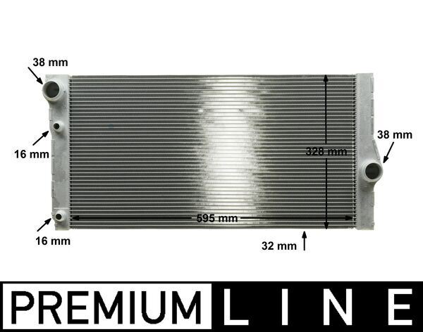 MAHLE CR1147000P Motor Su Radyatoru Bmw N47 N57 F07 F10 F11 F06 F12 F13 F01 F02