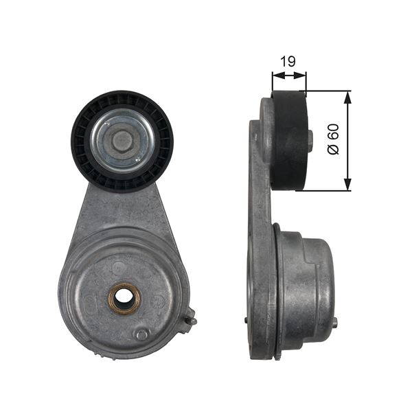 GATES T39190 Kayis Gergi Rulmani Smart Fortwo Coupe 451 07> Kutuklu