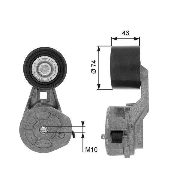GATES T38602 Eksantrik Gergi Rulmani Chrysler Neon 2.0 16v 94-99 Nein Ii 2.0 16v 99-06 Sebring 2.0 01-07