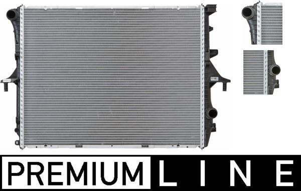 MAHLE CR571000P Radyatör Touareg-Q7-Cayenne Ac Klimasiz Mek Otom 710x551x40