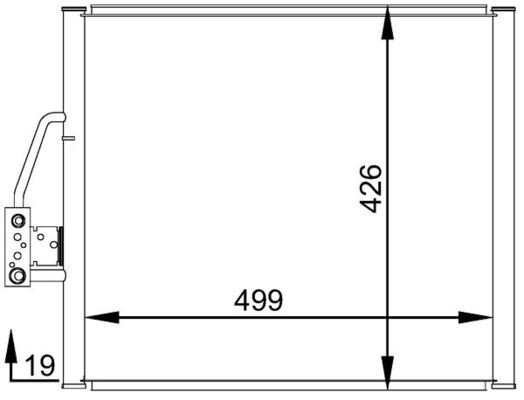 KAL 345615 Klima Radyatörü  E46-E83x3-X3e83lci