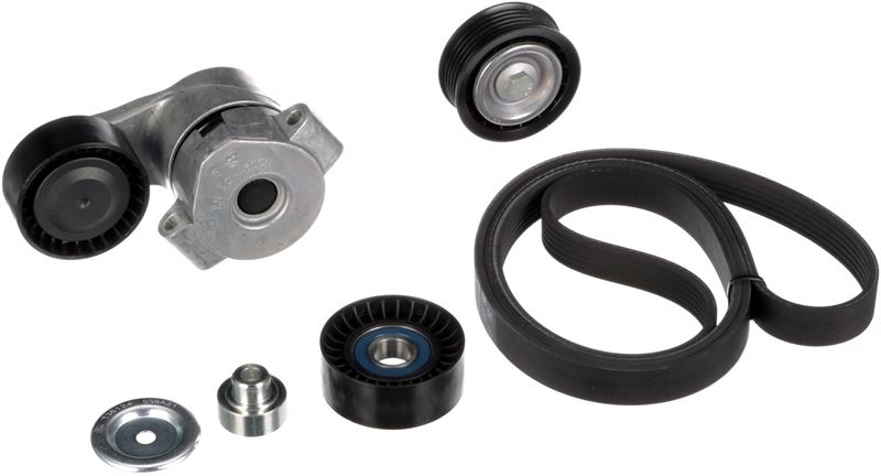 GATES K026PK1670 Alternator V Kayiş Rulman Seti Boxer Iii Jumper Iii Ducato Iii Transit Puma 06> Klimali 2.0 Hdi-Tdci