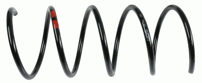 SACHS 998642 Helezon Yay On Renk Kodu: 2 X Kirmizi Mercedes C-Class W203 S203