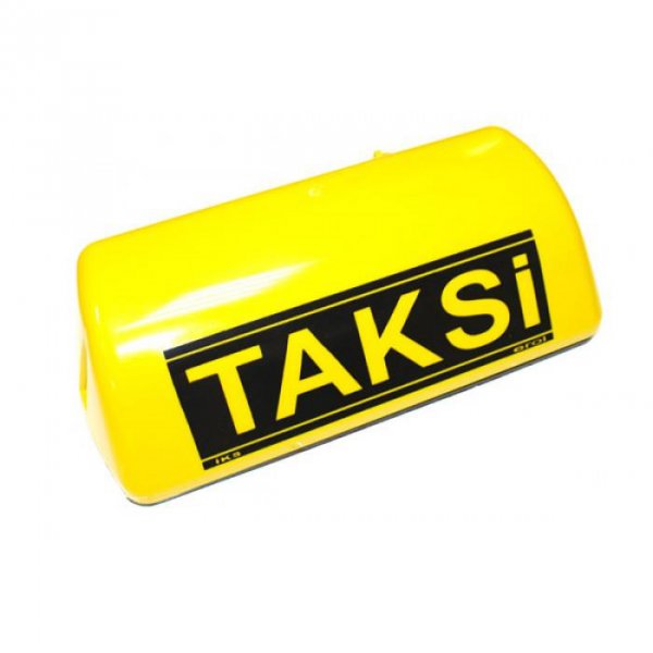 BARAN 180 Taksi Levhasi Miknatisli Sari