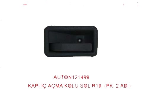 BARAN 014 Kapi İç Açma Kolu Sol R19