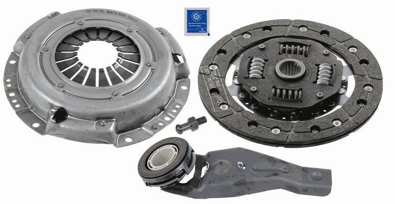 SACHS 3000951008 Debriyaj Seti Baski Disk Bilya Mazda 3 1.6 Z6 Benzinli Bk Kasa 03-> Çatalli Rulman İle Birlikte