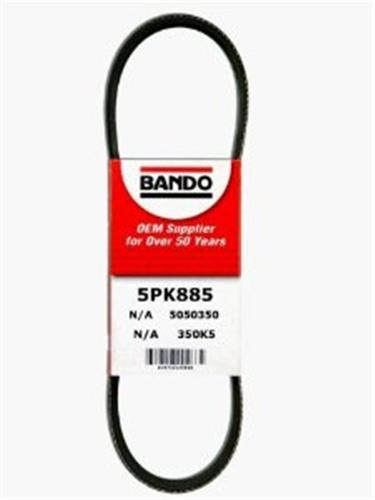 BANDO 5PK0885 Kanalli Kayiş Renault 5 9 Expres 1.6d Fiat Elba Fiorino Uno Ford Lada Subaru Landrover Mazda Porsche