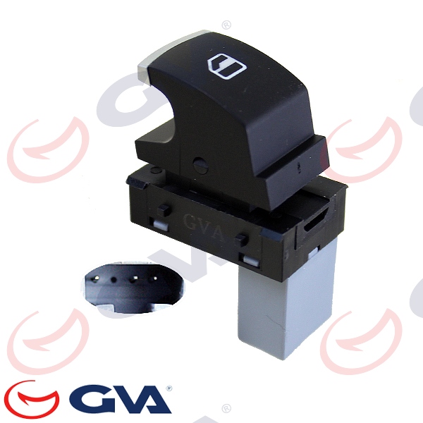 GVA 8075061 Cam Açma Anahtari Ön Sağ/Sol Vwag Tüm Modeller 09-12 Tekli-Nikelajli