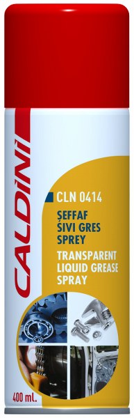 CALDINI CLN-00414 Şeffaf Sivi Gres Spreyi 400 Ml.