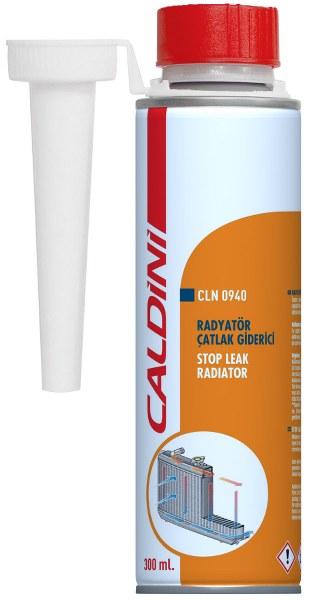 CALDINI CLN-00940 Radyatör Çatlak İlaci 300ml. Sivi Stop Leak