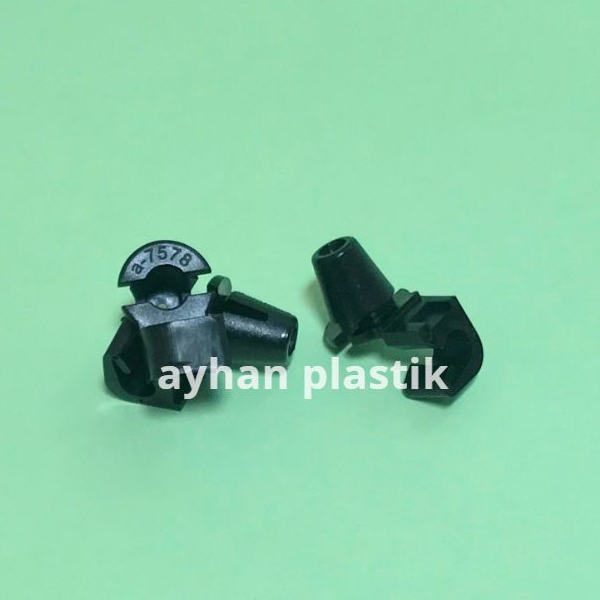AYH-A7578 Motor Kaput Dayama Tel Tutucu Siyah  (Fiat   Linea G.Punto 2007-2017 - Ducato  2006-2014