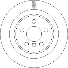 TRW DF6755 Fren Diski Arka Bmw F40 F52 F44 F45 F46 F48 F49 F39 . Mini F54 F60