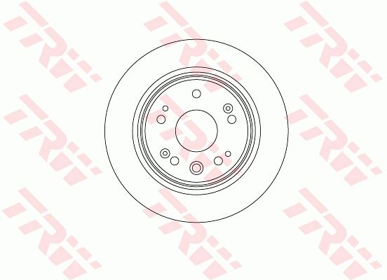 TRW DF8083 Arka Fren Diski Dolu Tip Honda Cr-V 2.0l K20a4 Rd8 Kasa 02-04 282 Çap X 5 Bijon - Takım Disk F Iyatıdır