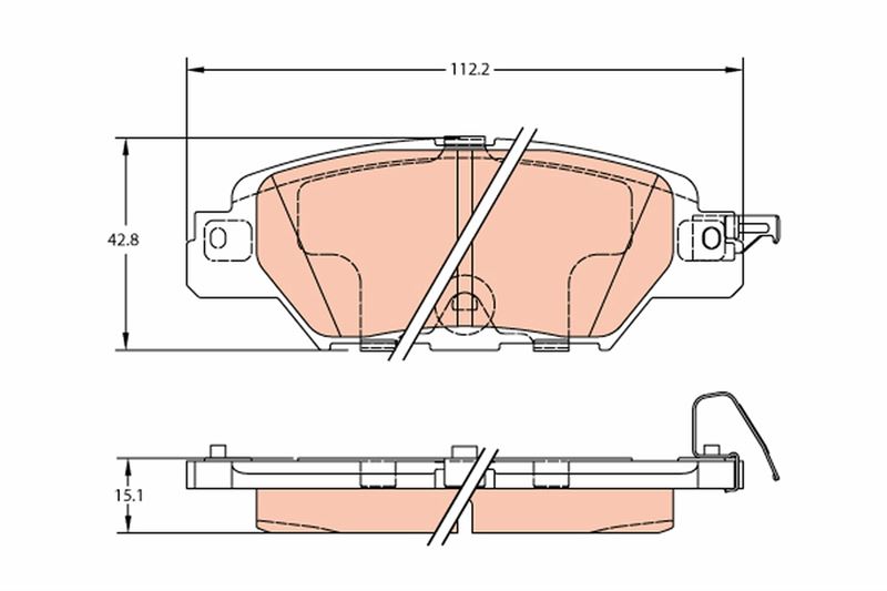 ZEG1677-00 Fren Balata Arka Ikazli Mazda Cx-5 (Ke,Gh) 2.0 2011-