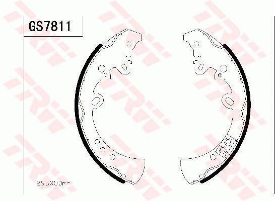 FRD FSB4010 Fren Balatasi Arka Kampana Hilux (Kun25, Kun26, Kun35) : Hilux (Gun135, Gun125, Gun126) 15-