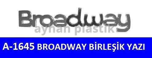 AYHAN A1645 Arka Yazi Broadway Birleşik