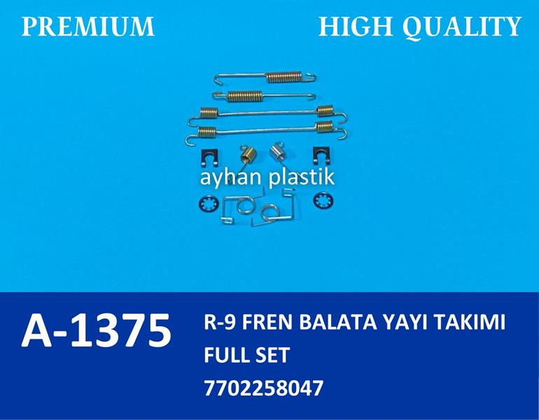 AYH-A1375 Fren Balata Yay Takimi (Renault  R 9)