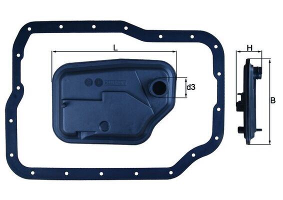 MAHLE HX149D Filtre Otomatik Şanziman 4 Vites Ford Focus 98> Contali