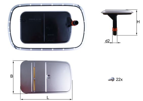 TPR-502754001 Sanziman Filtre Kiti-Bmw 3 Series E46-5 Series E39-X3 E83