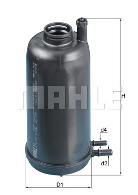 MAHLE KL707D Yakit Filtresi Kutu Iveco Daily 06>14 2.3 3.0 Fuso Canter 12> 3.0 Temsa Prestij F1a F1c